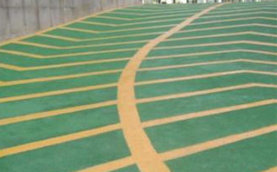 高台止滑车道材料