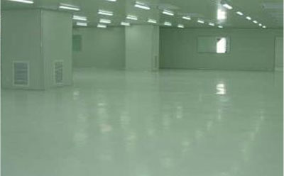 高台流展型环氧地坪中涂